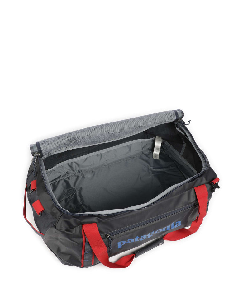 patagonia messenger bag uk Patagonia Black Hole 55 Travel bag smolder blue w/amanita red 57 cm