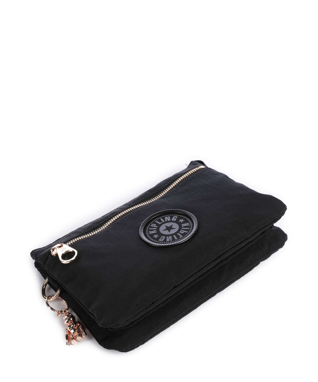 Kipling Charm Riri Zip Crossbody bag black rose spice