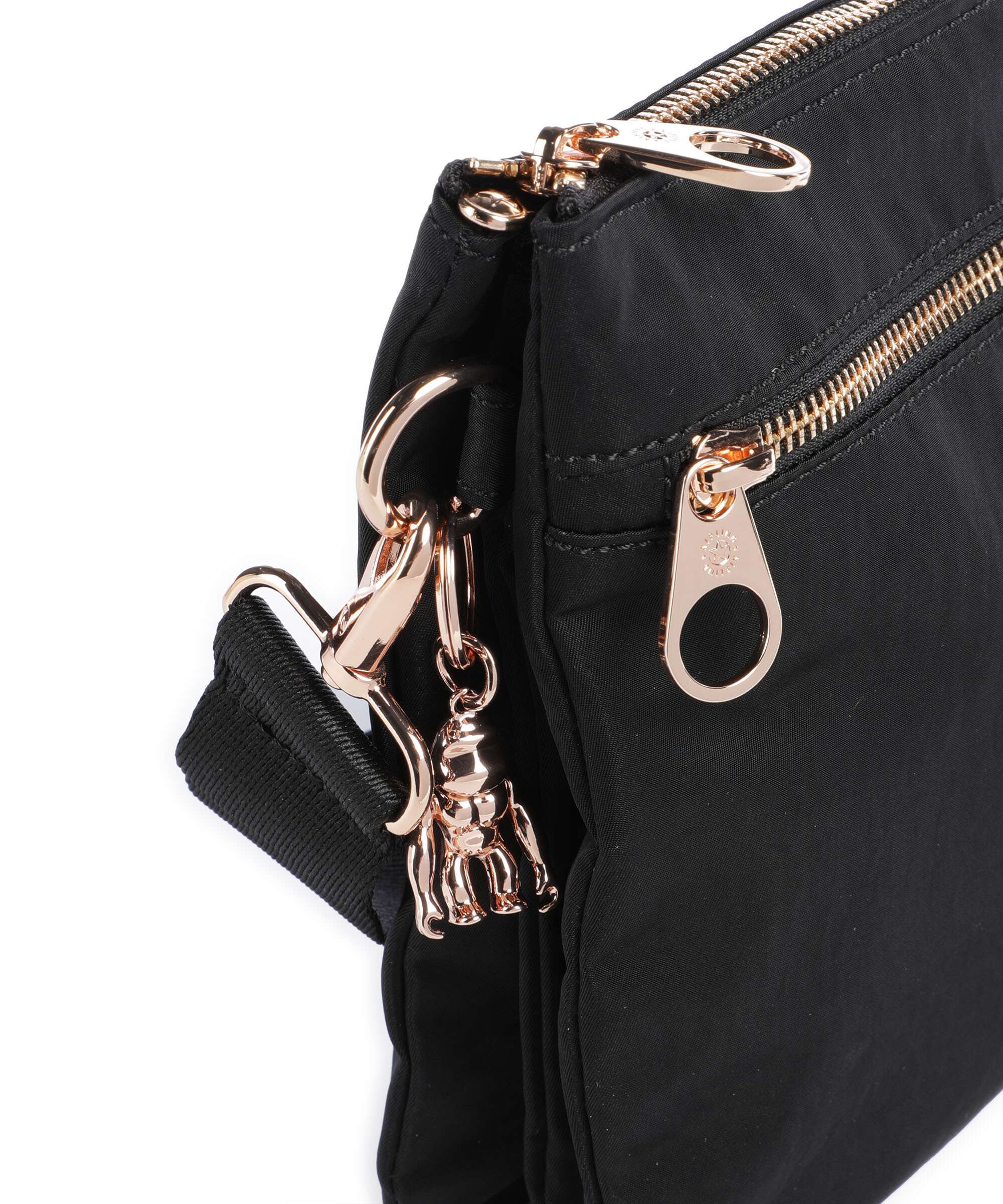 Kipling Charm Riri L Zip Crossbody bag black rose spice