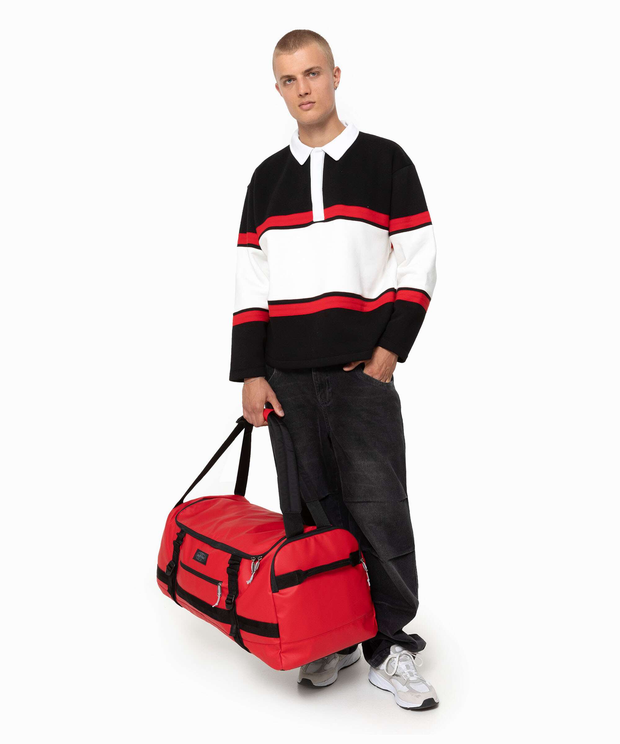 Eastpak Tarp Duffel Pack M Travel bag tarp red