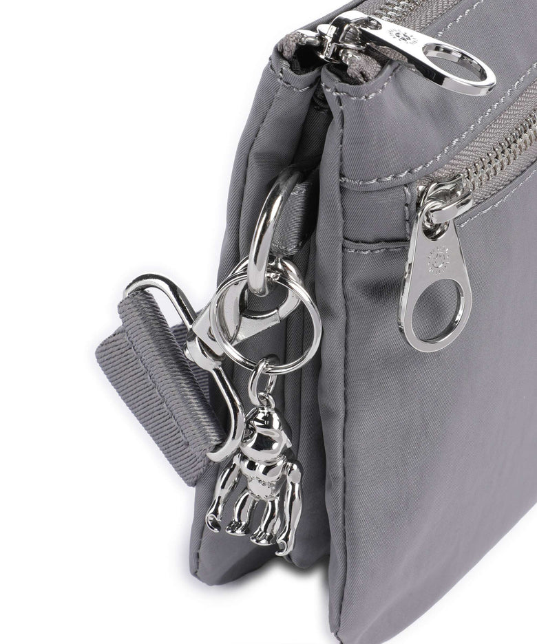Kipling Charm Riri Zip Crossbody bag grey spice