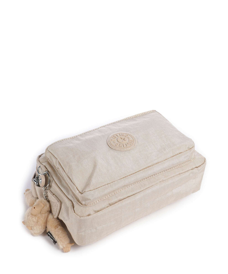 Kipling Basic Abanu M Crossbody bag sparkled beige