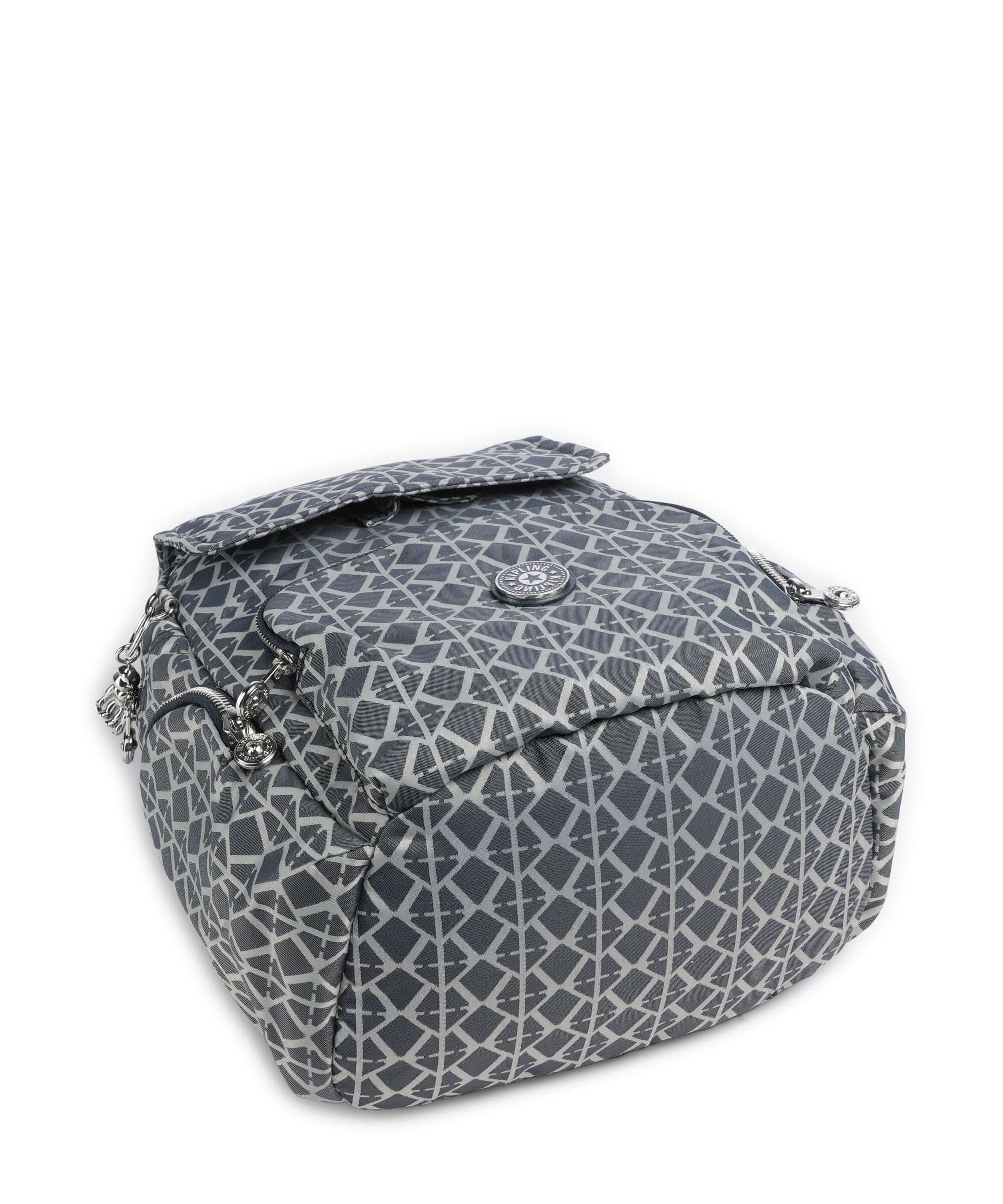 Kipling Elevated City Zip S Backpack navy sign