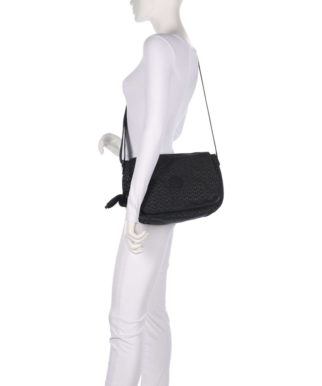 Kipling Basic Earthbeat M Shoulder bag signature embossed