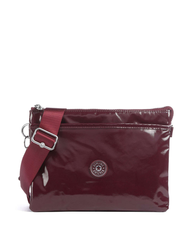 Kipling Elevated Riri L Crossbody bag high gloss wine