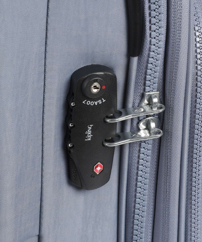 Kipling Basic New Youri M Spinner (4 wheels) blue stone