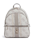 Guess Erenia Backpack dark taupe logo