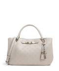 Guess Carmella Girlfriend Handbag bone logo