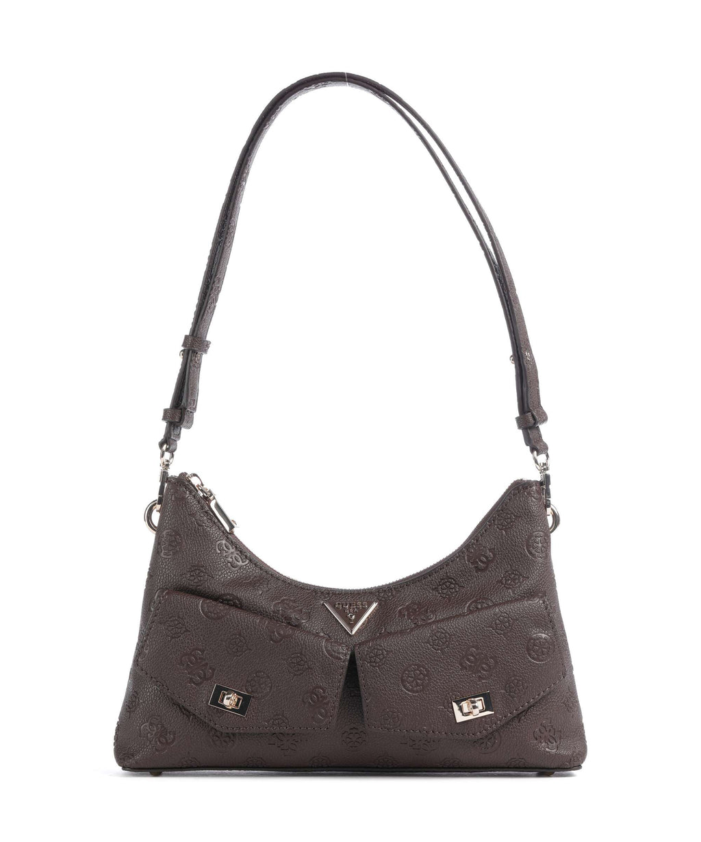 Guess Blake Shoulder bag brown logo