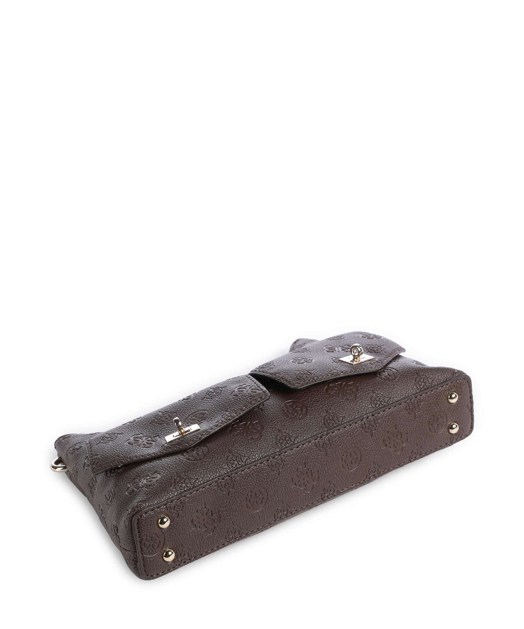 Guess Blake Shoulder bag brown logo