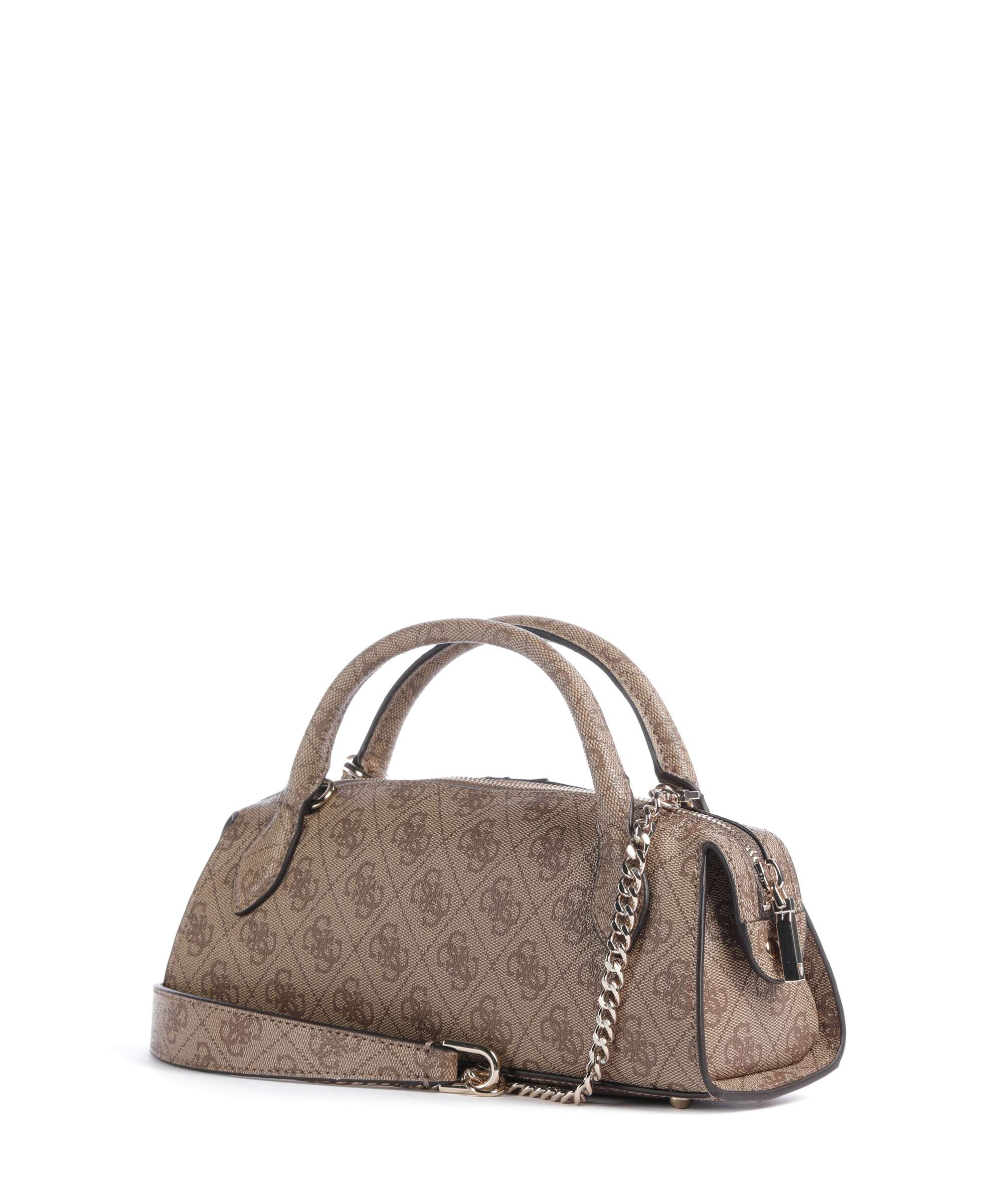 Guess Yvonne Logo Mini Handbag latte logo