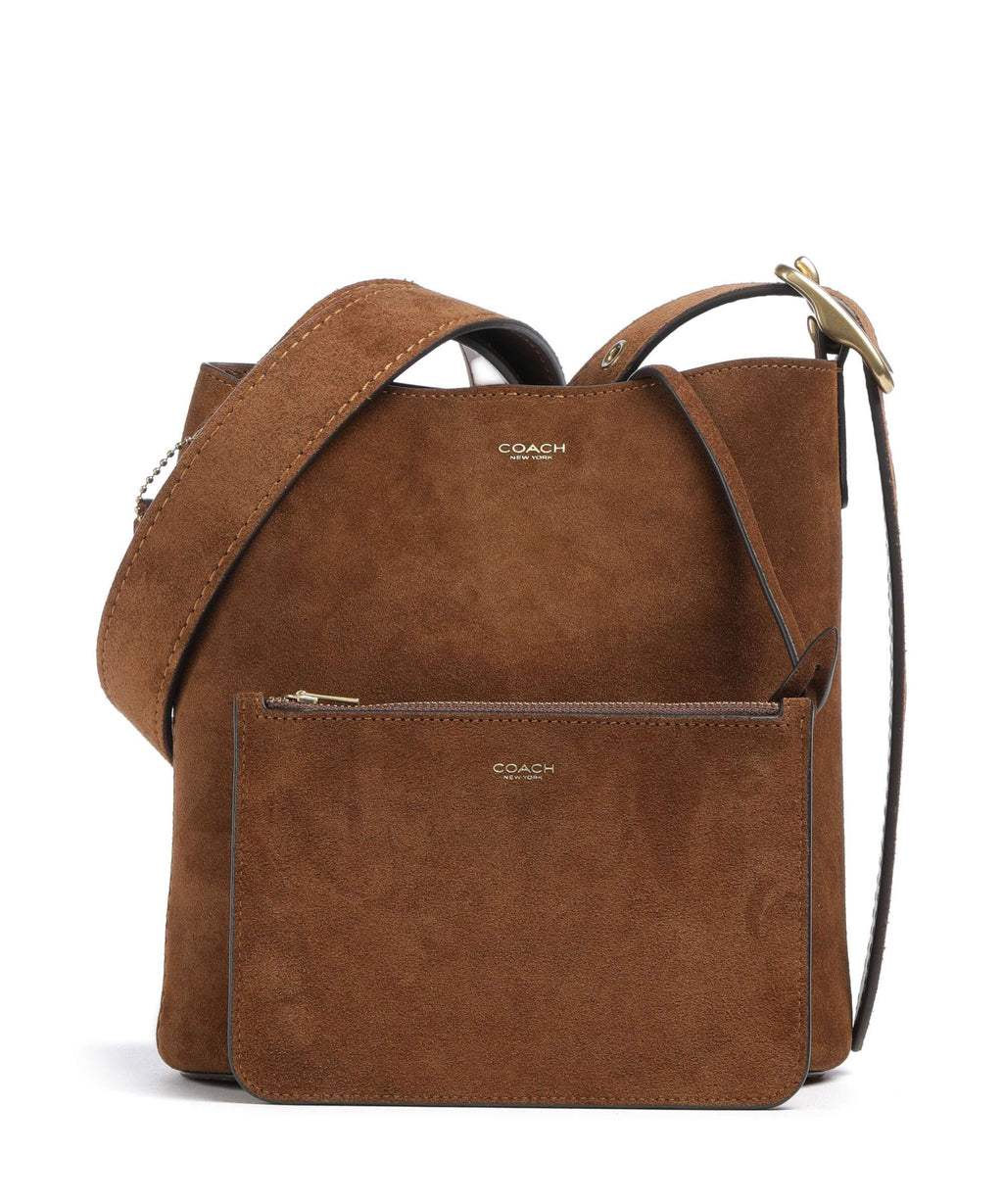 coach bleecker backpack uk Coach Bleecker 21 Bucket bag brushed cow leather warm brown