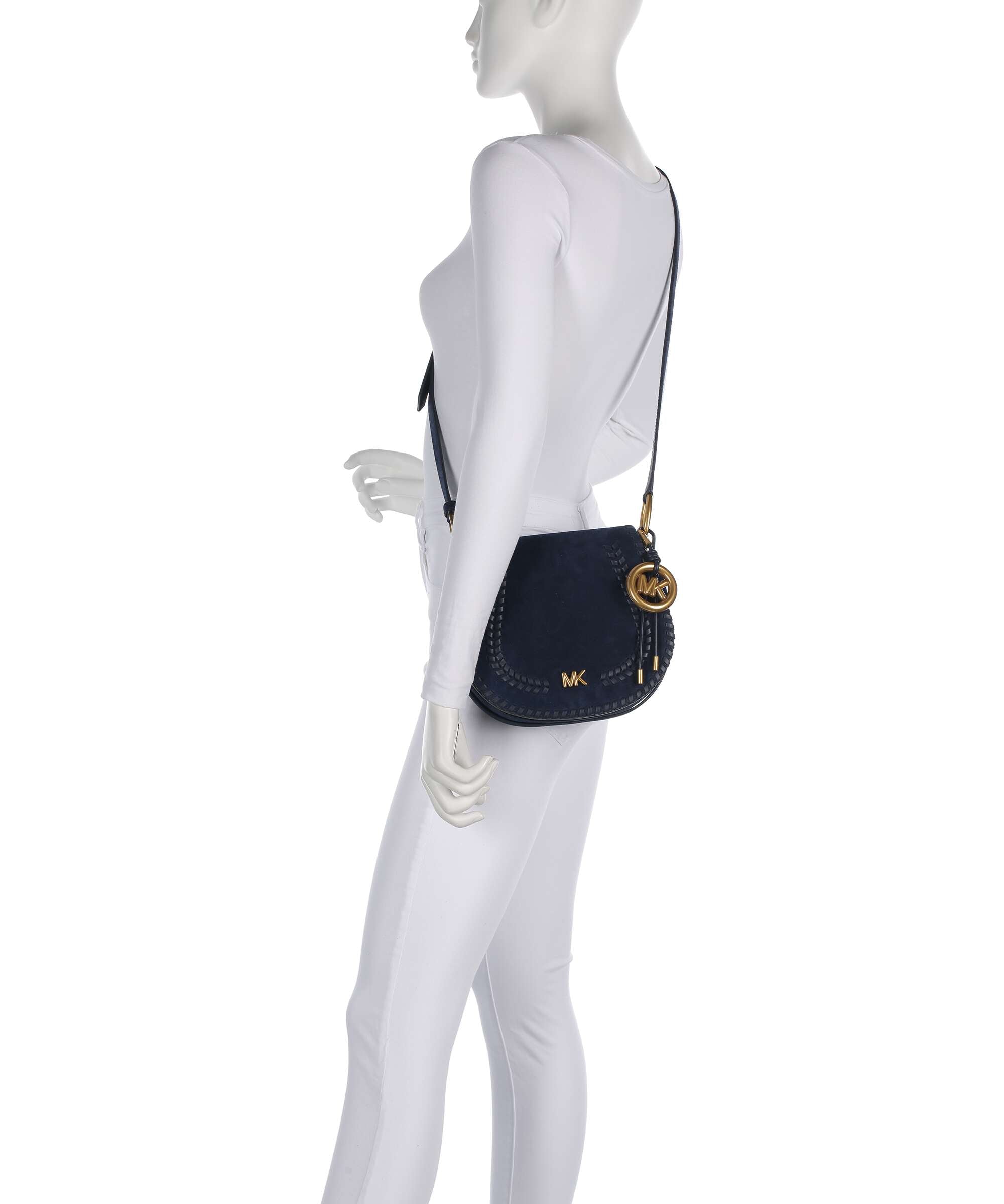 Michael Kors Josie Crossbody bag brushed calfskin dress blues