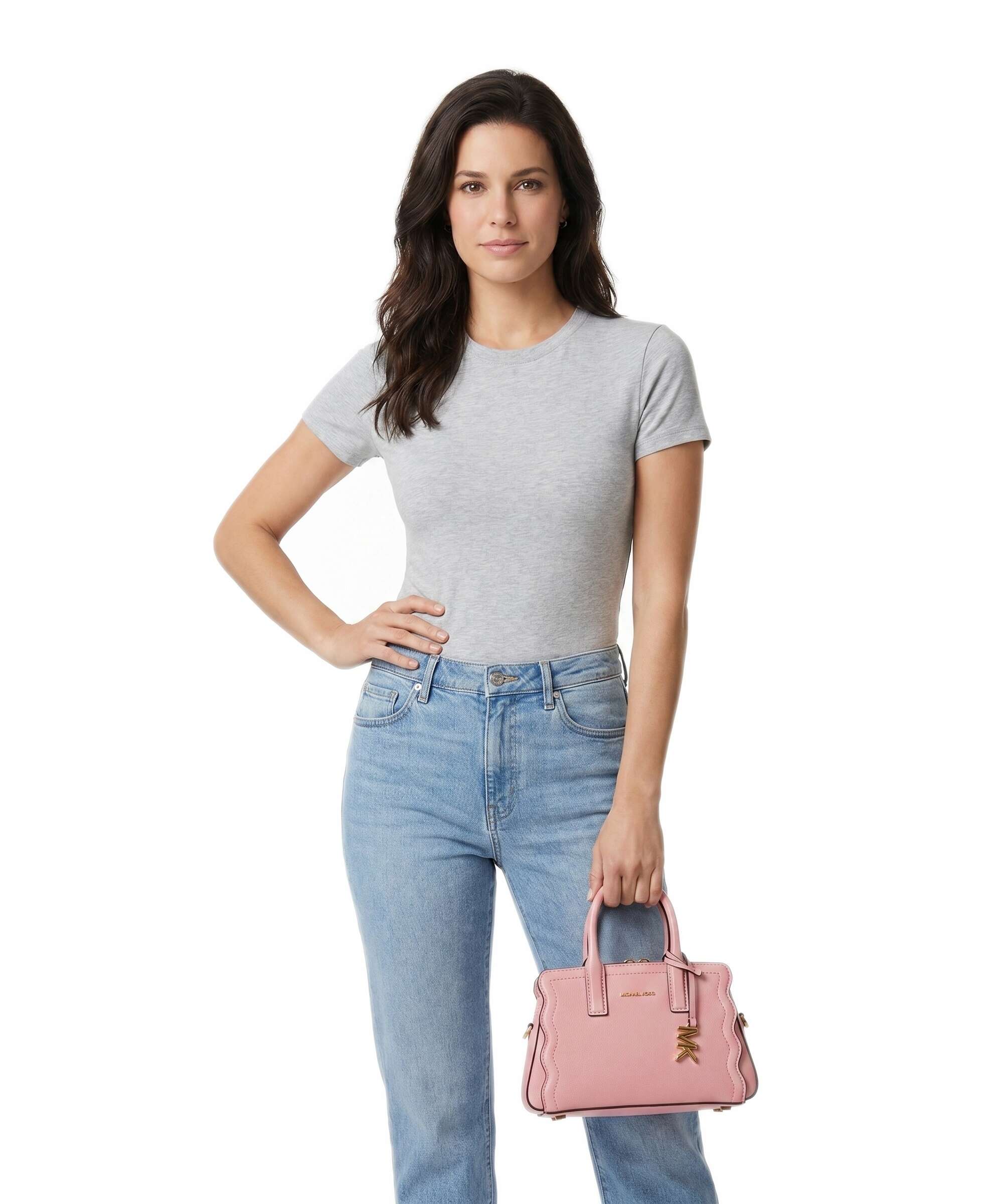 Michael Kors Laila XS Handbag grained leather primrose