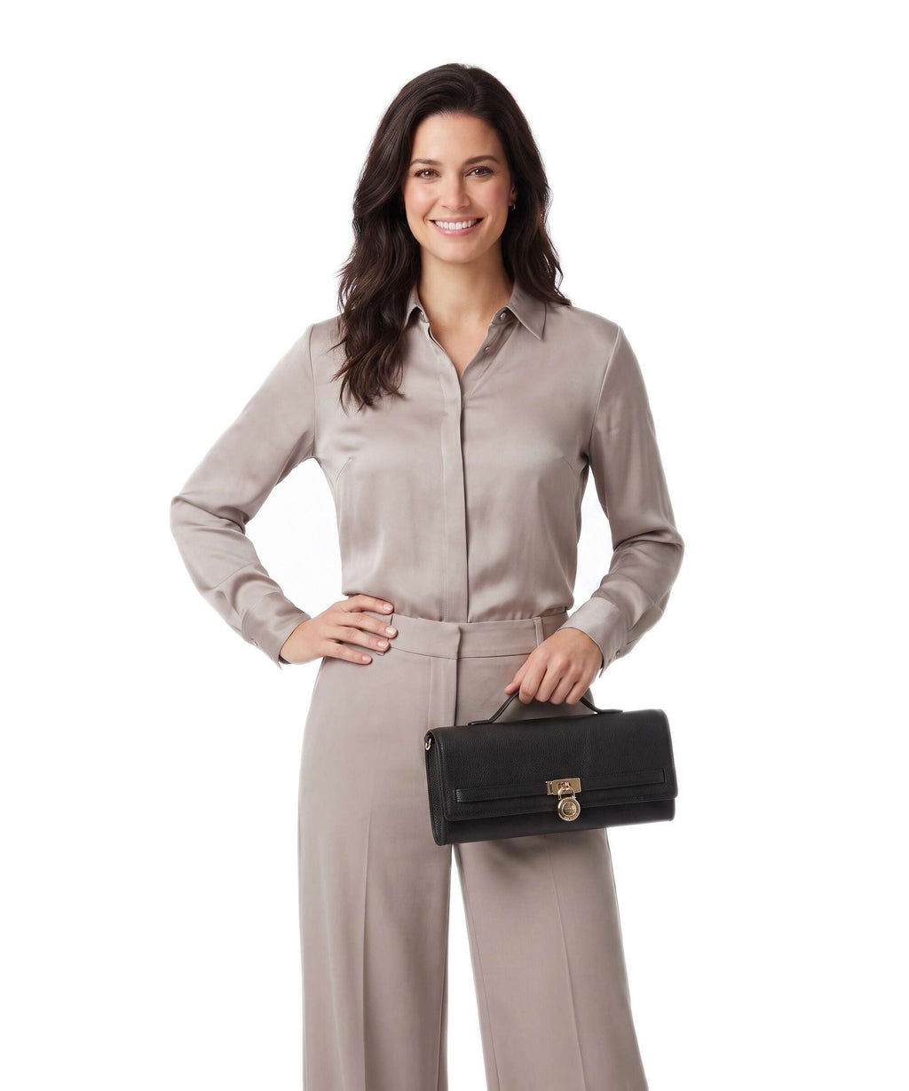 Michael Kors Hamilton Moderne Medium Shoulder bag chocolate