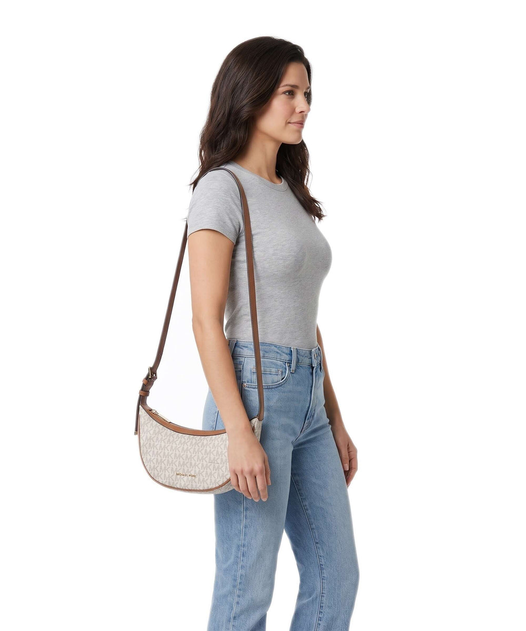 Michael Kors Skye Medium Crossbody bag vanilla/acorn