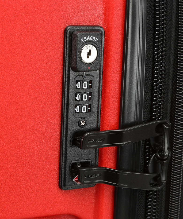 Delsey Paris Belmont Plus Spinner (4 wheels) blasses rot