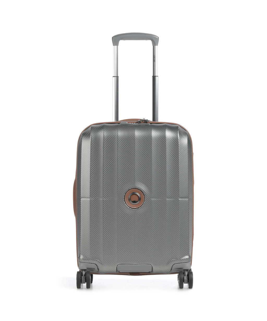 Delsey Paris Carrousel Slim Line Spinner (4 wheels) platin
