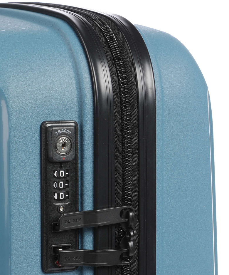 Delsey Paris Belmont Plus Spinner (4 wheels) zink blau