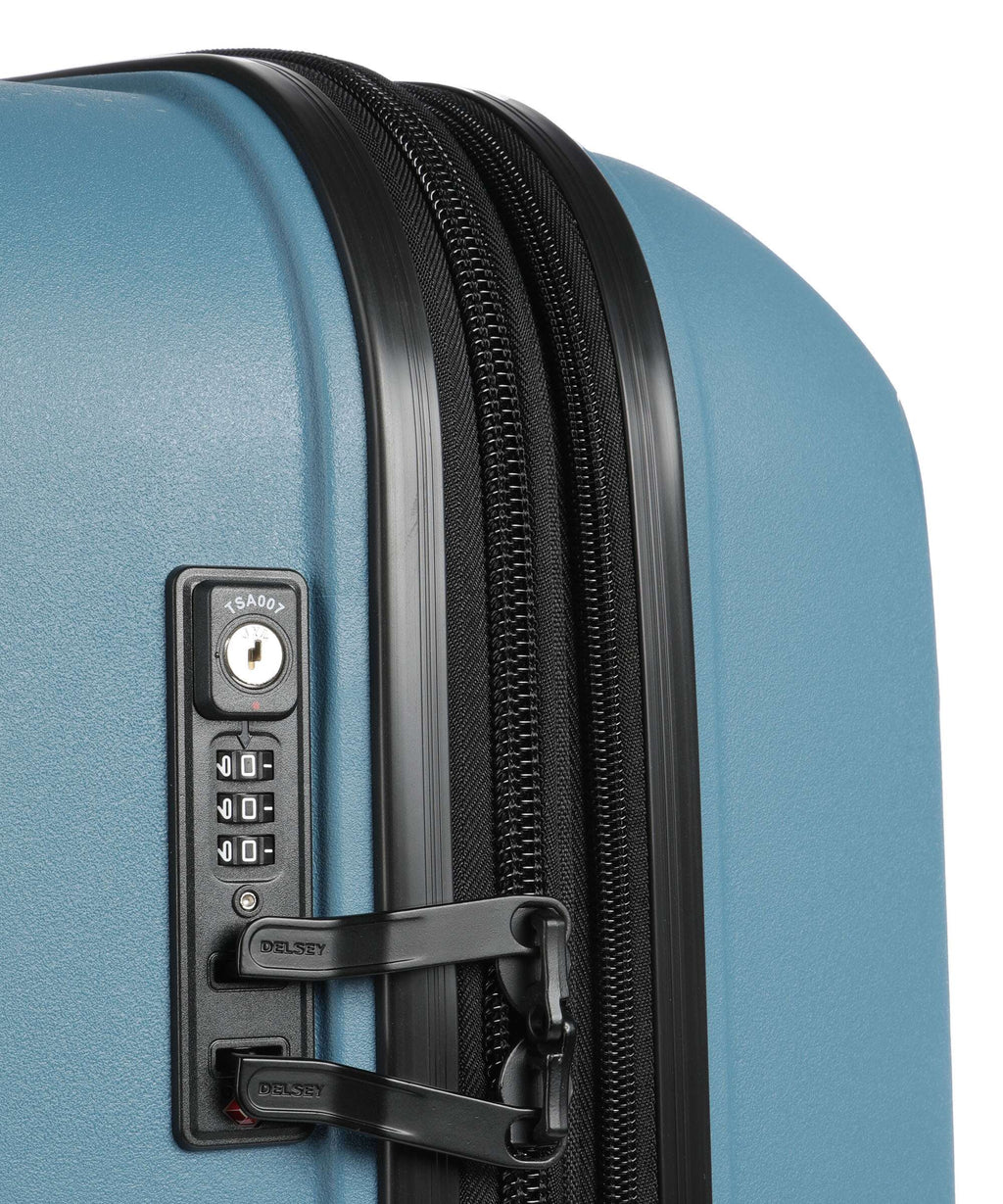 Delsey Paris Belmont Plus Spinner (4 wheels) zink blau