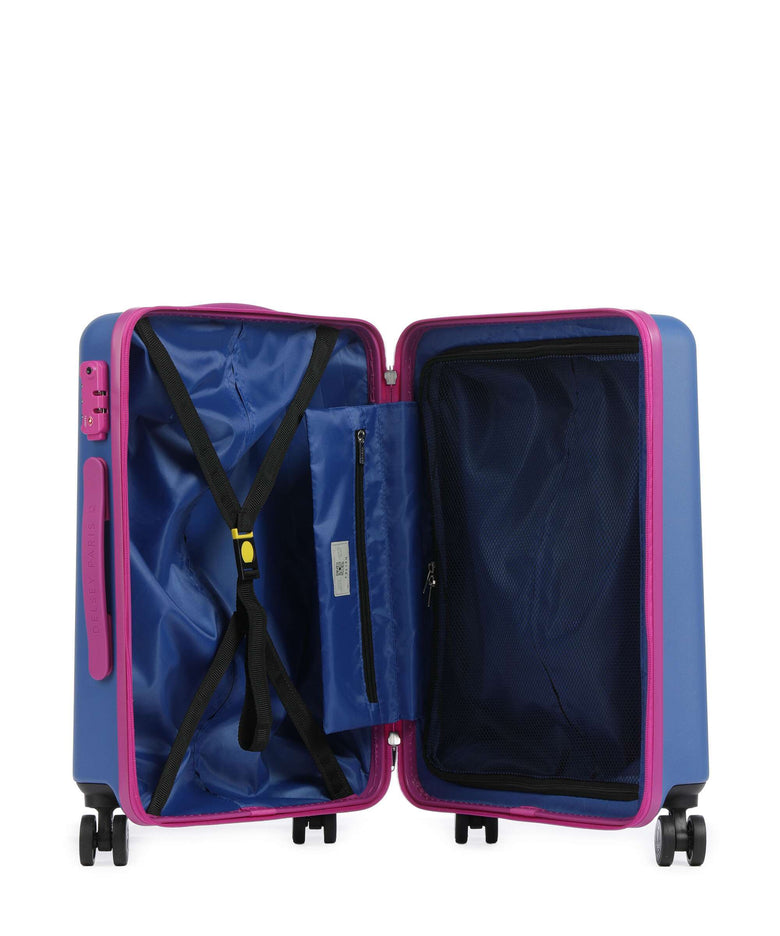 Delsey Paris x United Colors of Benetton Fabrica Spinner (4 wheels) blue