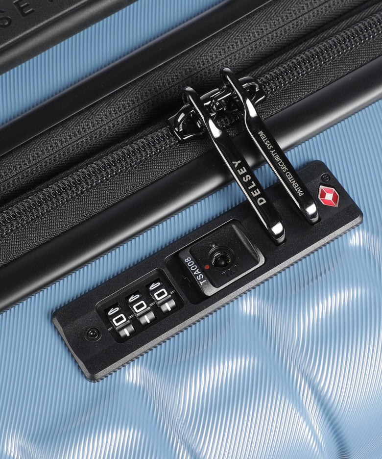 Delsey Paris Longitude Spinner (4 wheels) blue