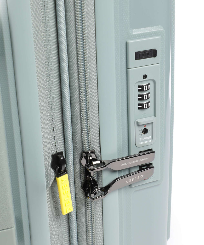 Delsey Paris Lutece Slim Spinner (4 wheels) sage green