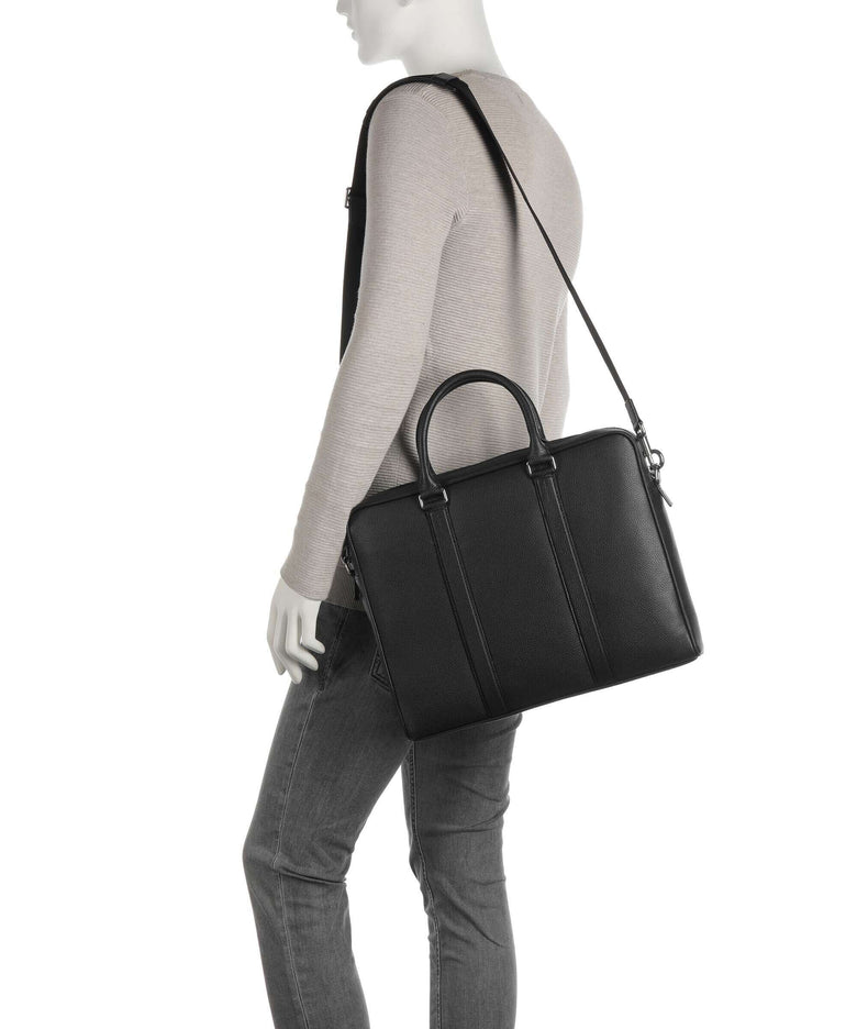 Le Tanneur Charles Briefcase noir