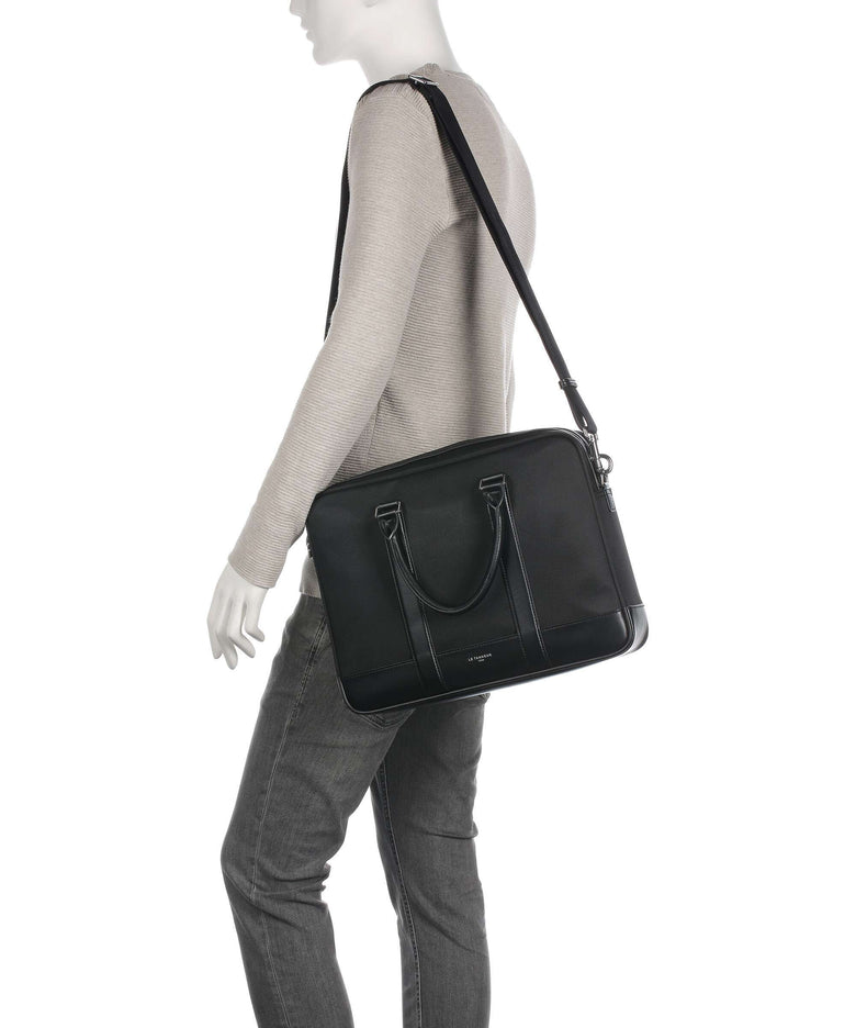 Le Tanneur Gaspard Briefcase noir