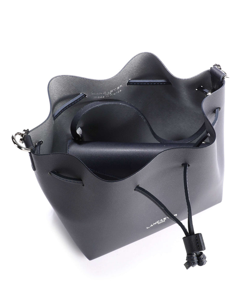 Lancaster Pur & Element City Bucket bag bleu foncé/argent