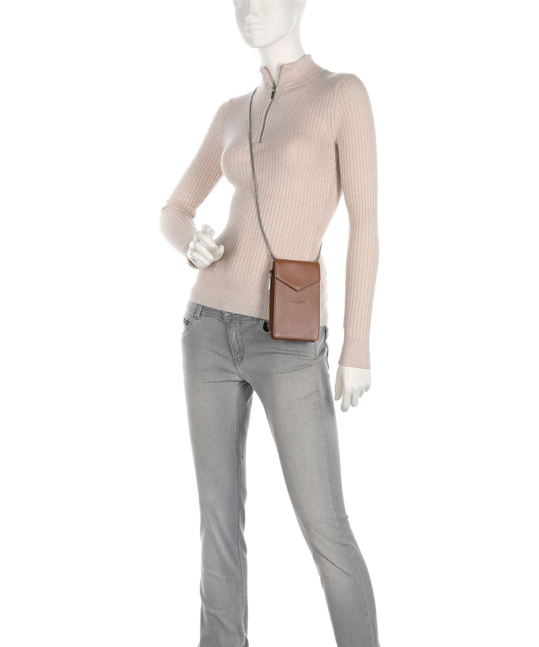 Lancaster Foulonne PM Phone bag camel
