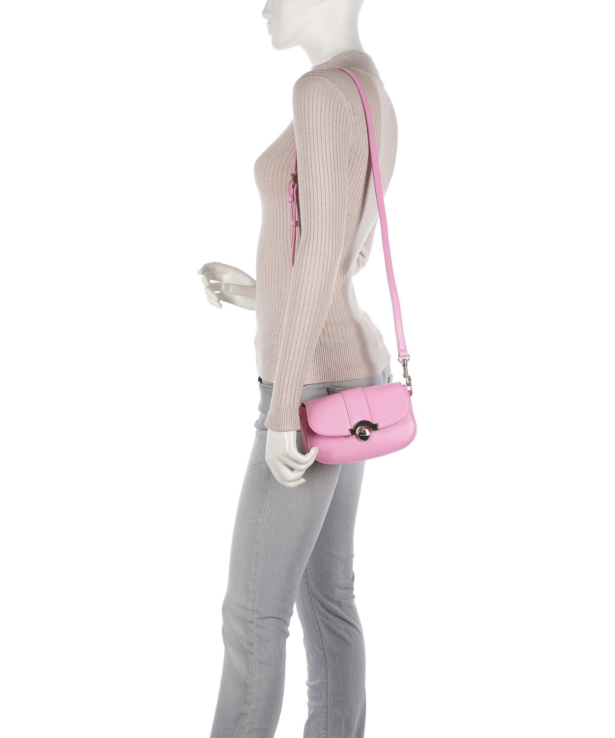 Lancaster Paris Médaille Crossbody bag rose