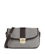 Lancaster Chevron Fia Crossbody bag marron chevron