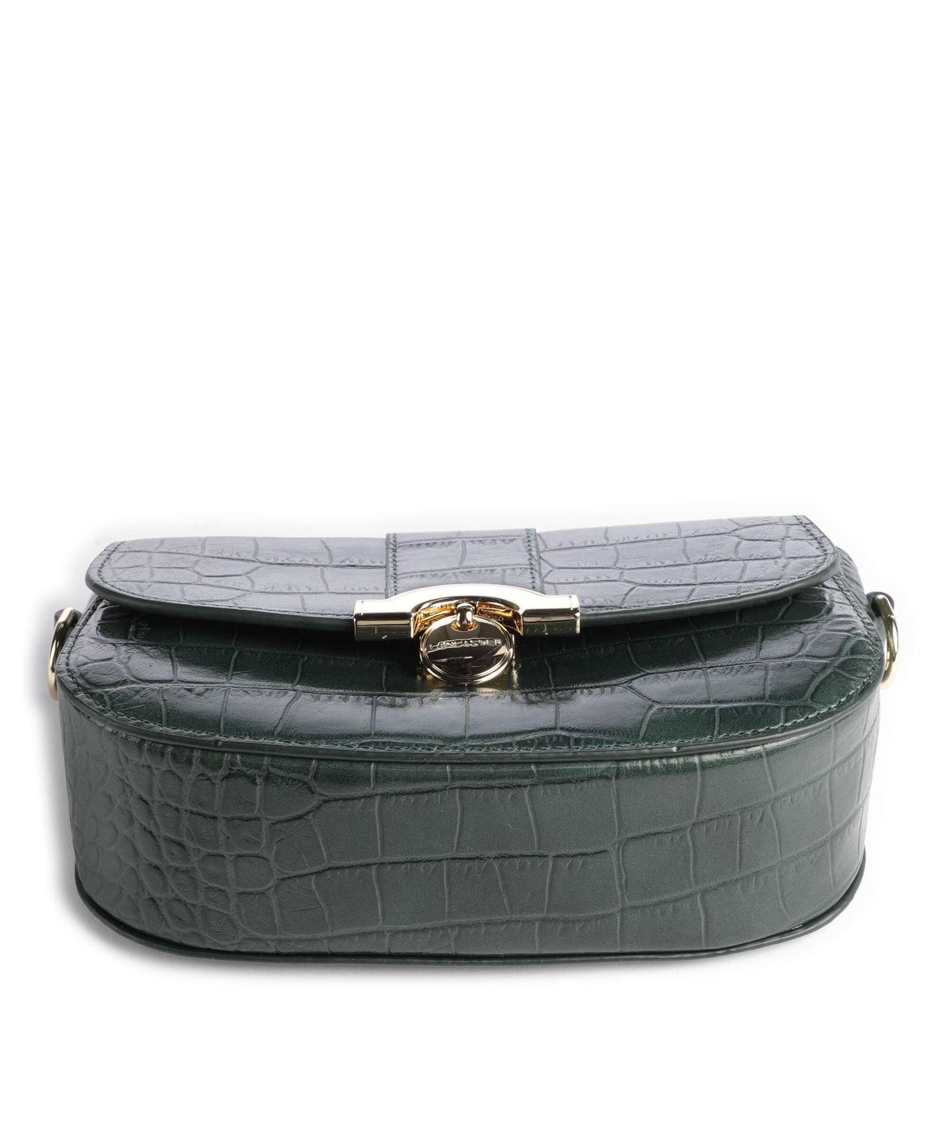 Lancaster Exotic Croco CN Crossbody bag vertforêt