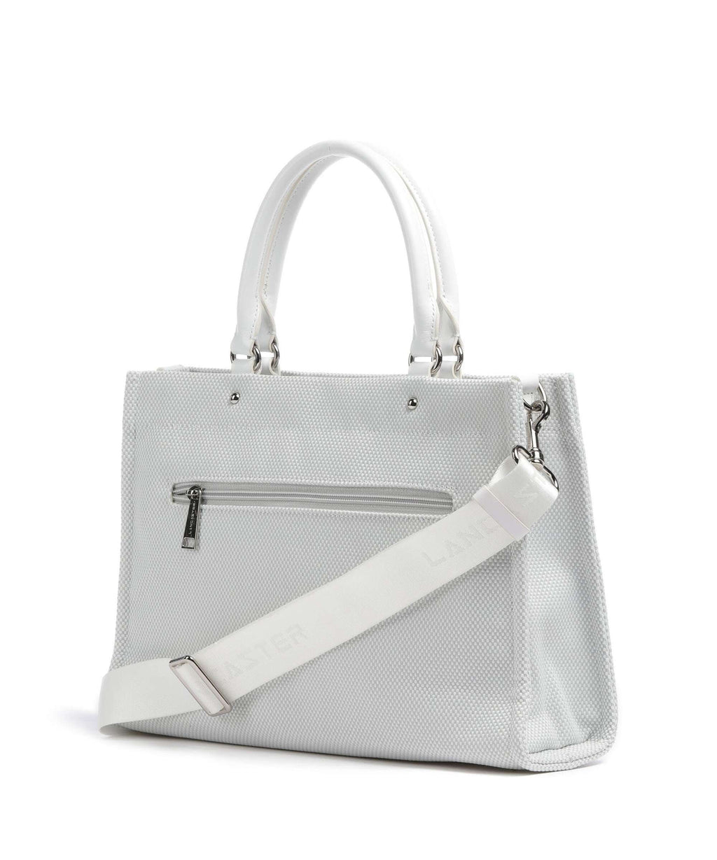 Lancaster Actual Canvas Conscious Handbag blanc