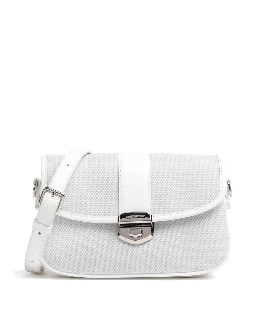 Lancaster Canvas Fia Crossbody bag blanc