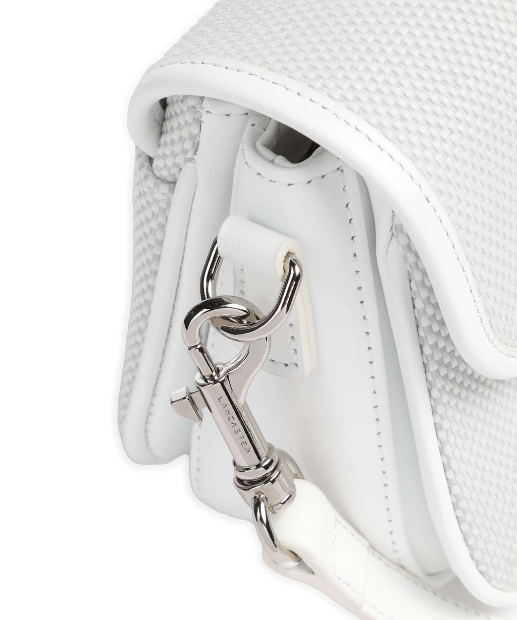 Lancaster Canvas Fia Crossbody bag blanc