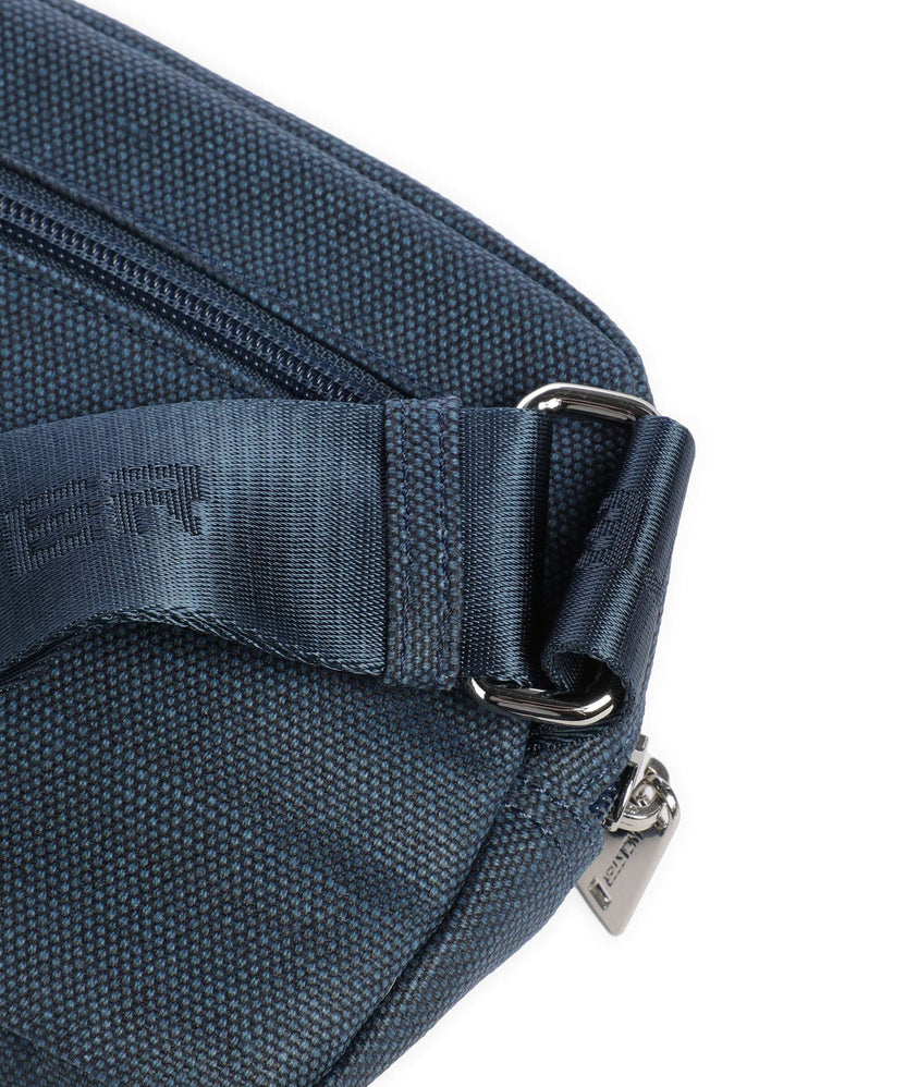 Lancaster Canvas Matelassé Fanny pack bleufonc