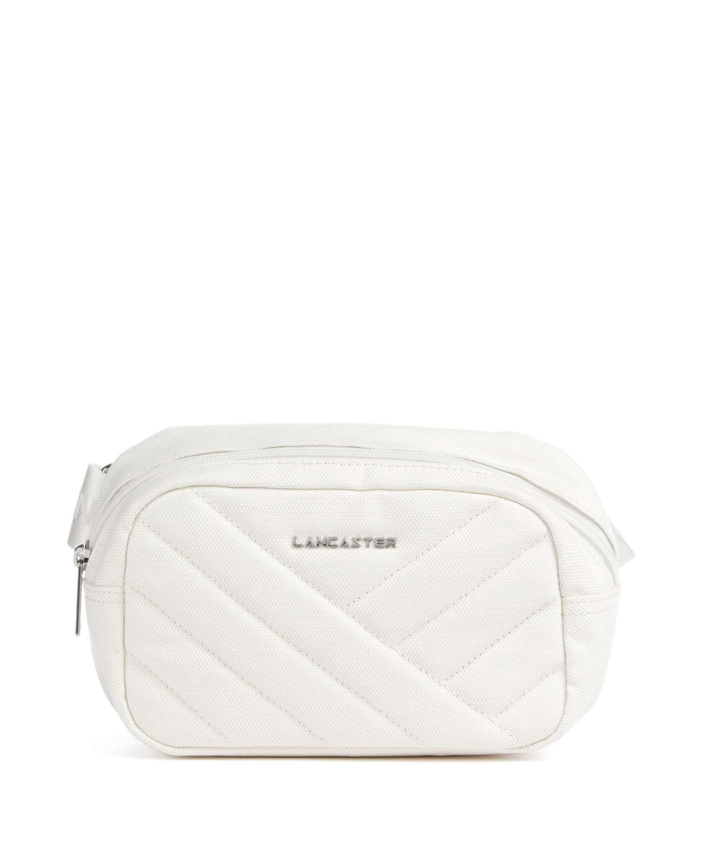 Lancaster Canvas Matelassé Fanny pack ecru