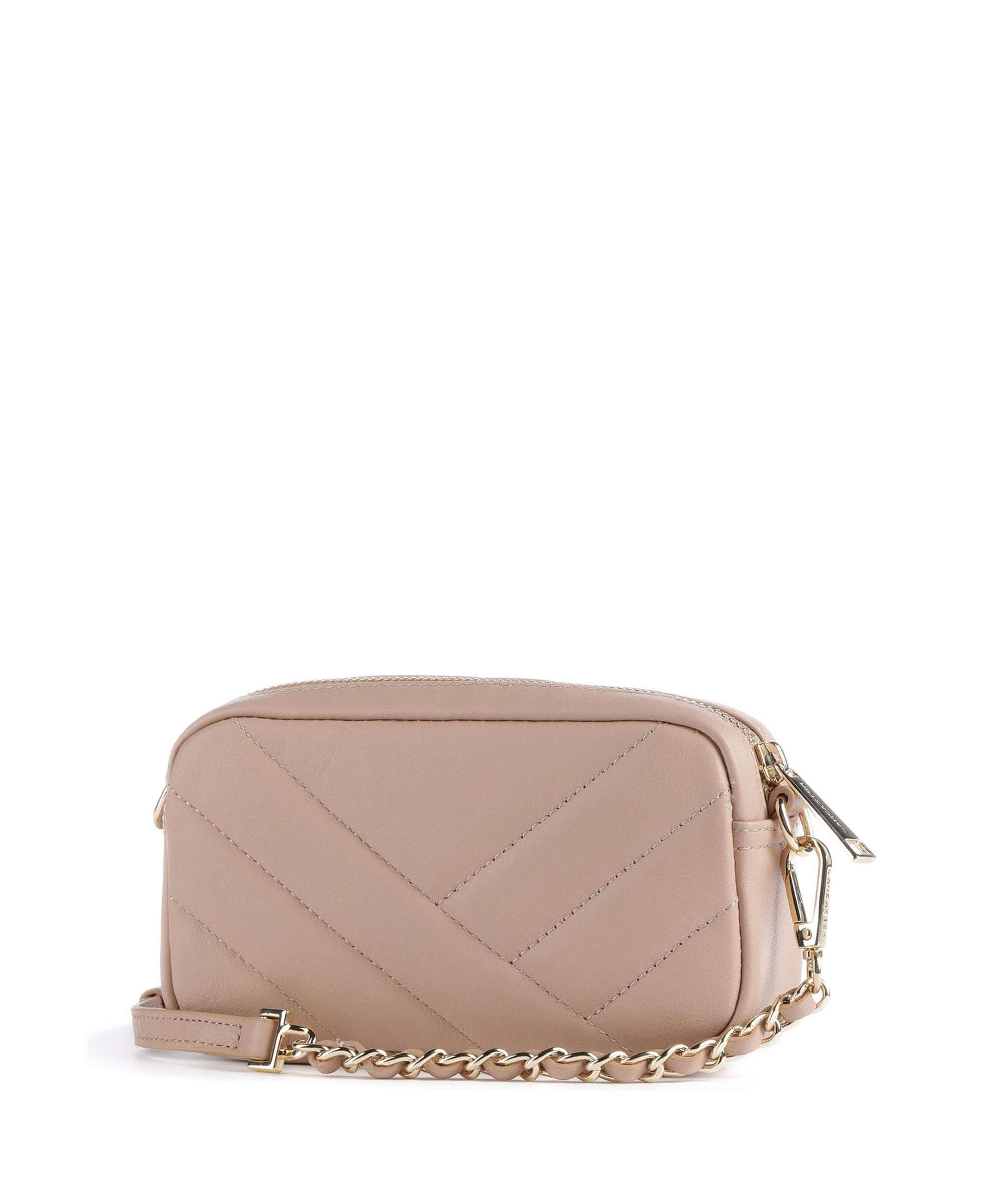 Lancaster Soft Matelassé Crossbody bag nuderose