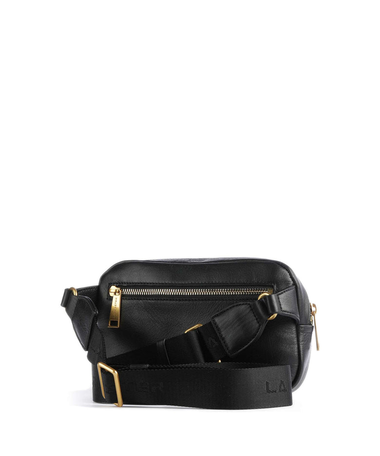 Lancaster Soft Matelassé Fanny pack noir
