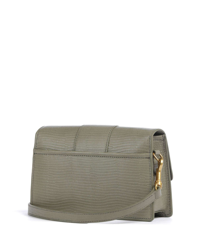 Lancaster Exotic Ily Crossbody bag olive/lézard