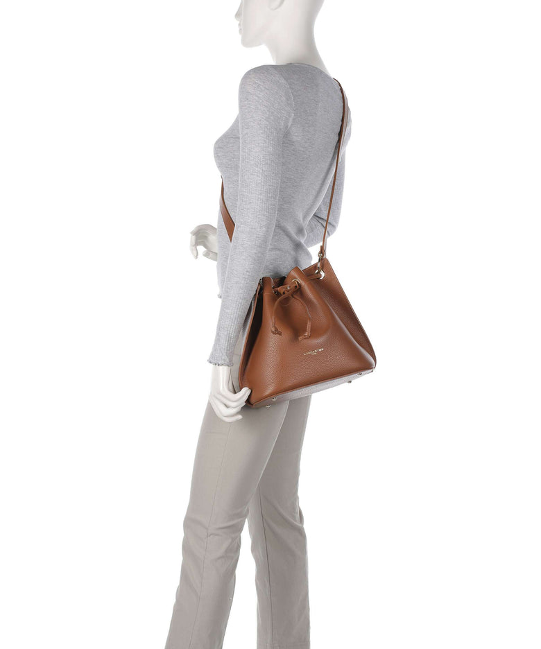 Lancaster Foulonne Alba Double Bucket bag camel/orange