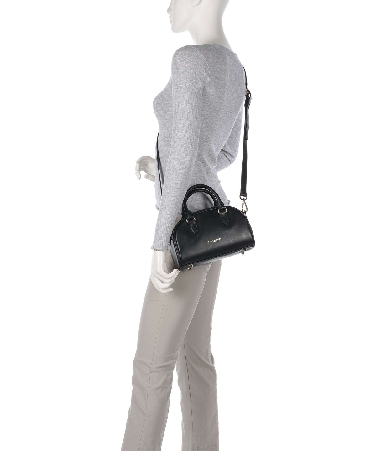 Lancaster Exotic Bow Crossbody bag noir