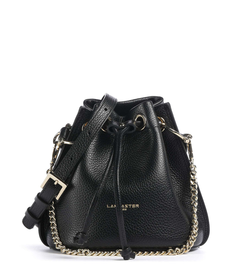 Lancaster Foulonne Alba Double Bucket bag noir/nude