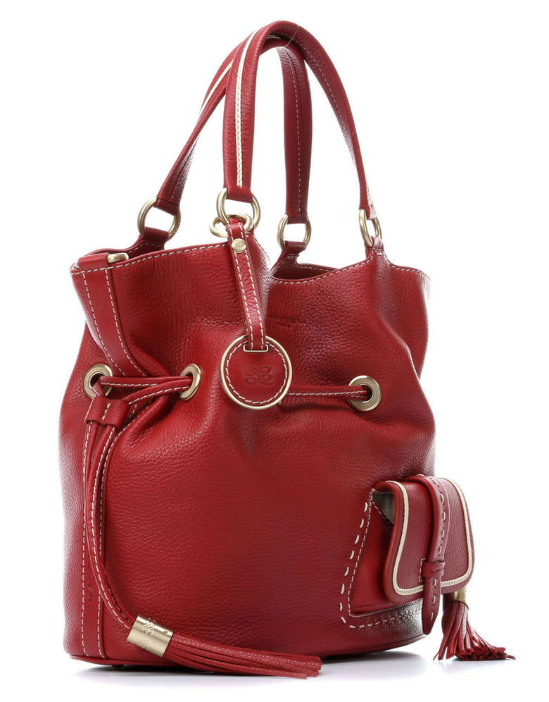 Lancel Premier Flirt Hobo bag red