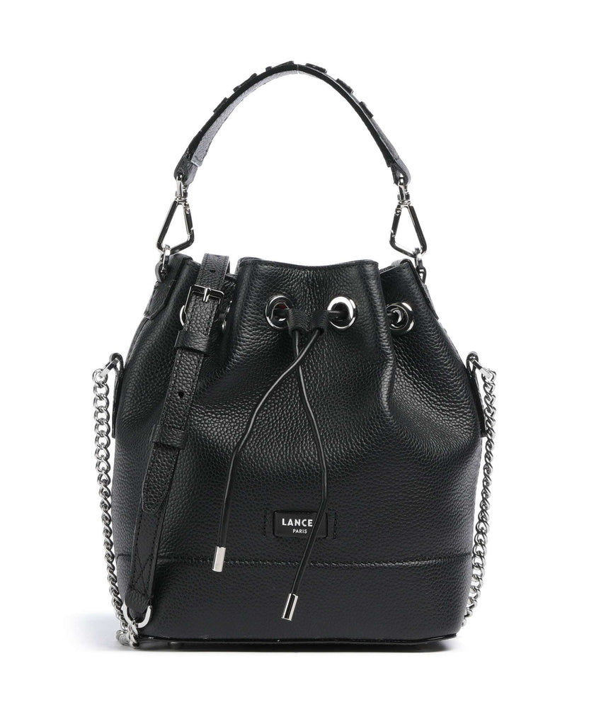 Lancel Ninon S Bucket bag black