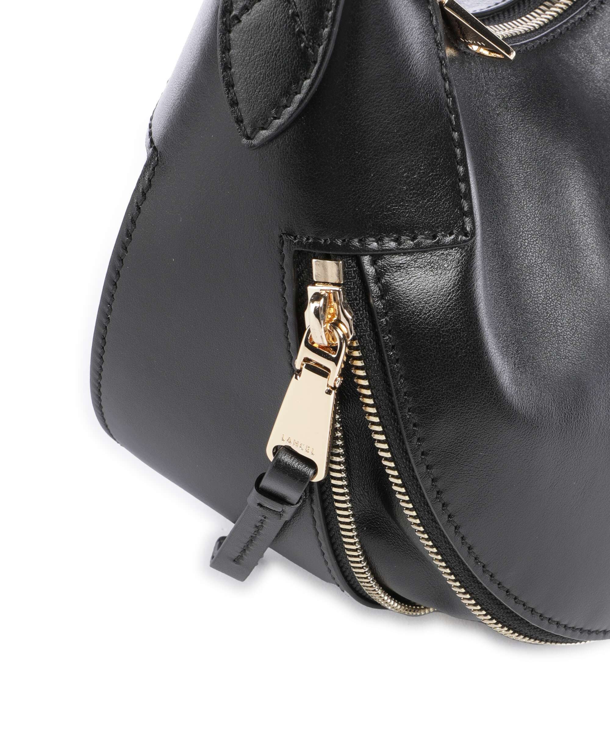 Lancel Origami S Hobo bag black