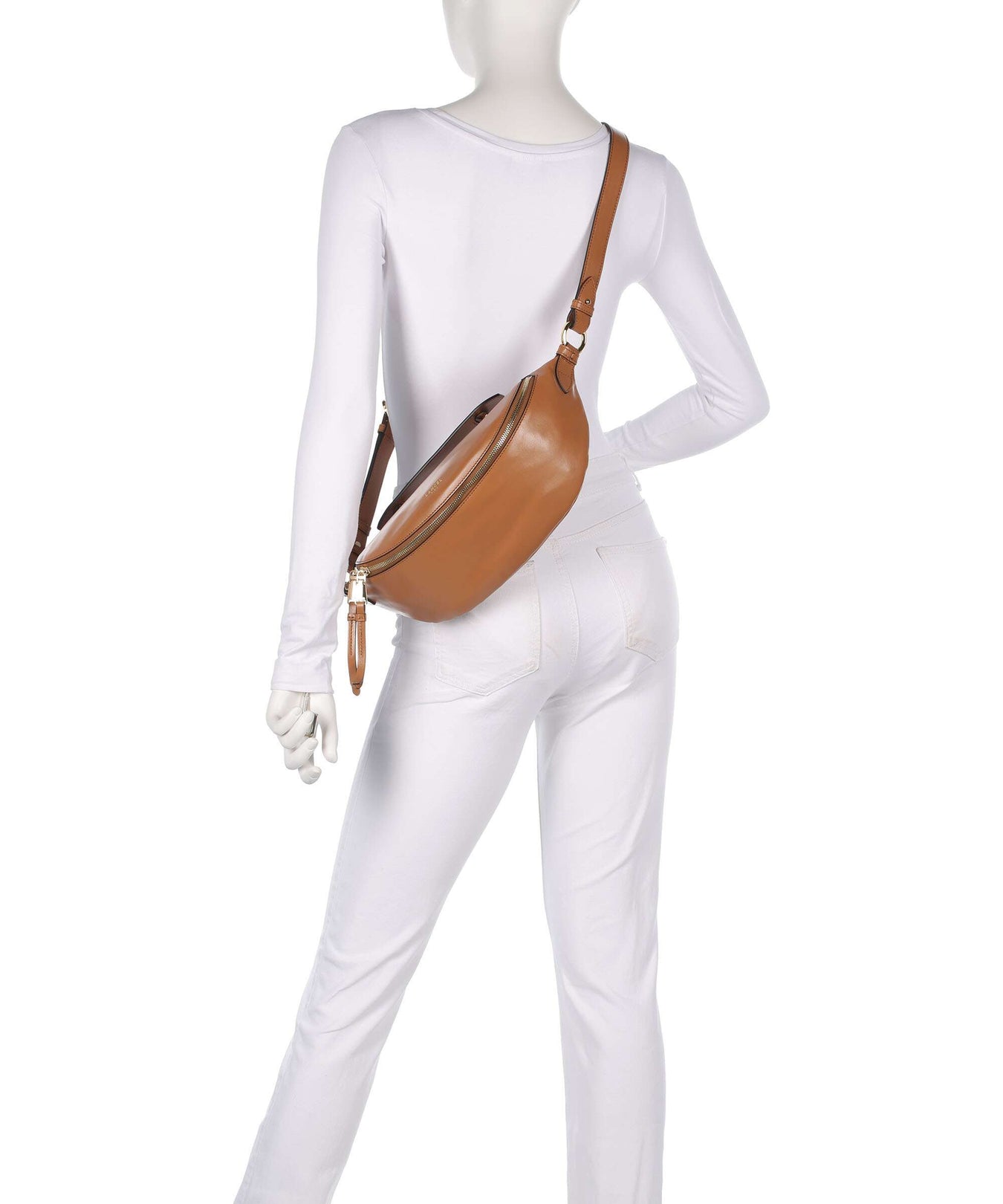 Lancel Origami S Crossbody bag camel