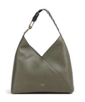 Lancel Pagode L Hobo bag dark khaki/black